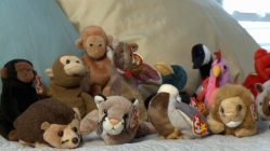 A collection of Beanie Babies