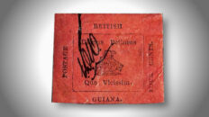 British Magenta Stamp