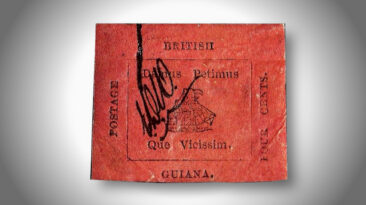 British Magenta Stamp