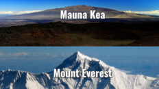 Mauna Kea and Mount Everest