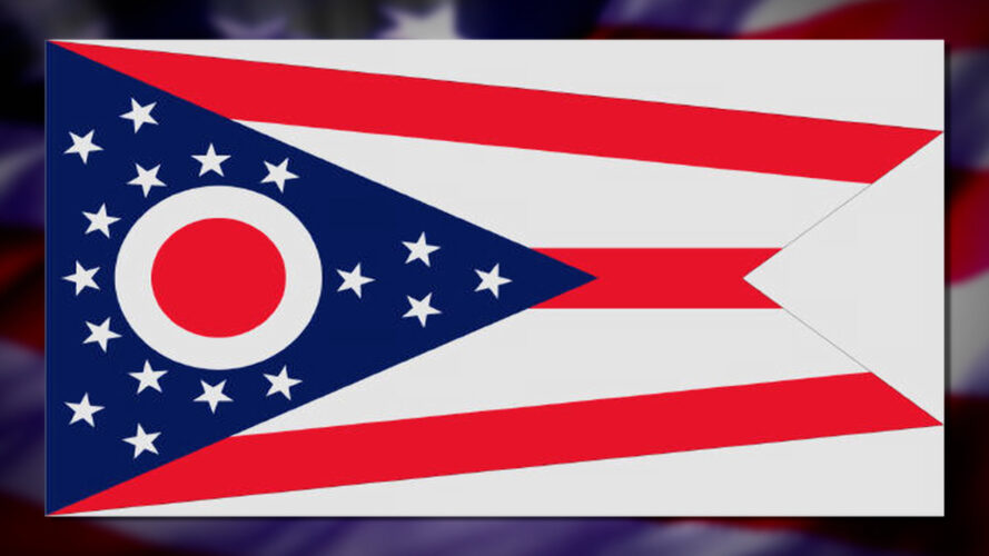 The Ohio state flag