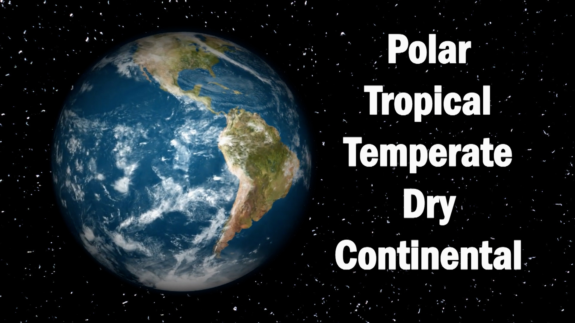 The 5 Major Climate Zones of the - TKN 2129X 05 SS US Climates 