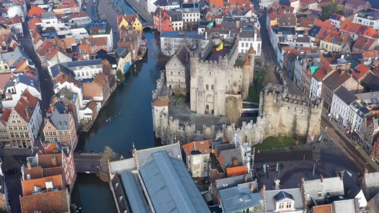 Ghent Castle in Belgium