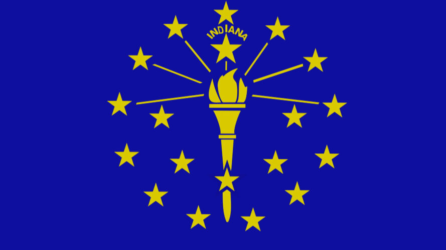 Indiana State Flag