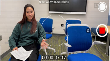 Student audition for a PSA