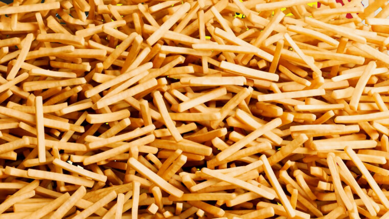 a LOT of French fries!