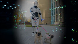 An AI dog walker