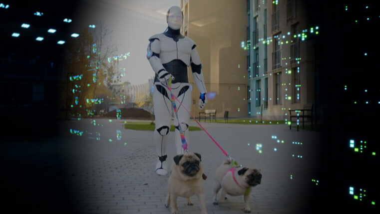 An AI dog walker