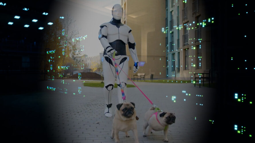 An AI dog walker