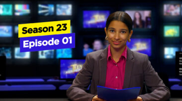 Lylah in the anchor chair for season 23