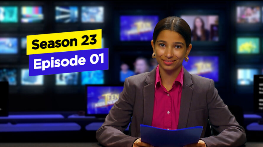 Lylah in the anchor chair for season 23