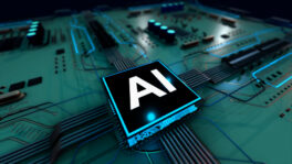 AI written on a GPU chip