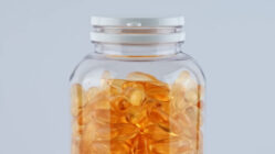 A jar of supplements