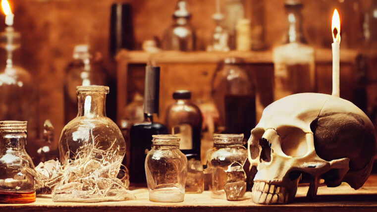 A spooky set of scientific baubles