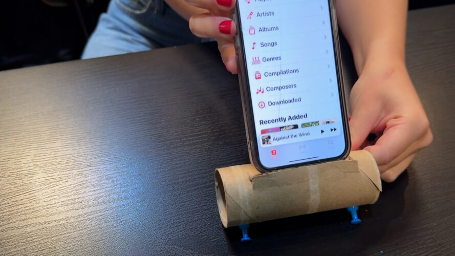 cheap (free!) cell phone speaker