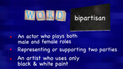 Vocabulary words & meanings