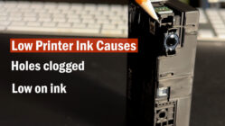Low Printer Ink Causes