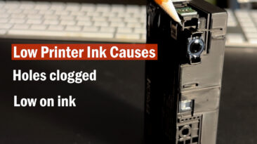 Low Printer Ink Causes