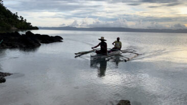 Boaters in the Philippines